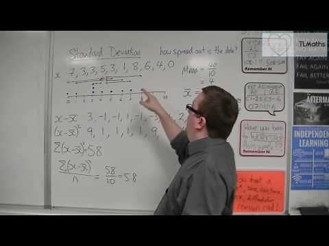 Core Maths - Standard Deviation