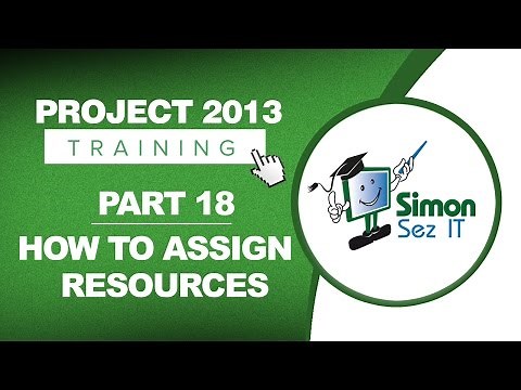 Project 2013 for Beginners Part 18: How to Assign Resources in Microsoft Project 2013