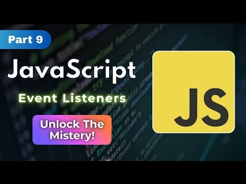 🔥 Mastering JavaScript Event Listeners | Click, Mouse & Keyboard Events Explained