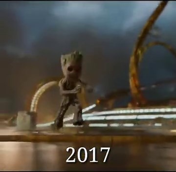 Evolution of Groot #evolution #groot #foryou #videotiktok #fypシ