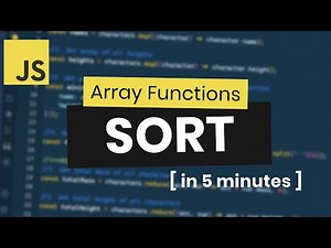 JavaScript Array Sort Method Practice in 5 Minutes
