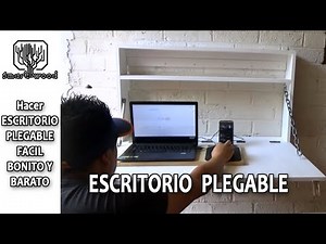 How to make a folding desk easily and cheaply