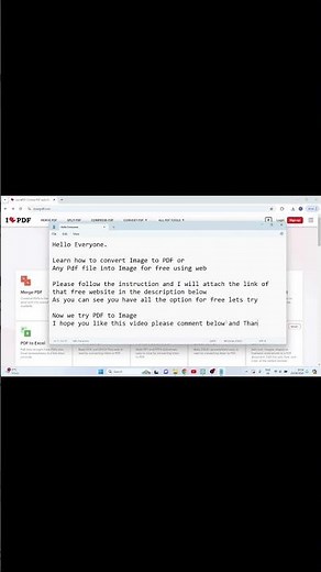 How to Turn PDFs into Images for Free! 📱💻 #TechTips