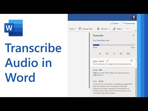How to record and transcribe audio in Microsoft Word