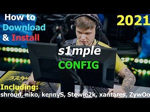 How to download and install s1mple CONFIG | CS GO 2021
