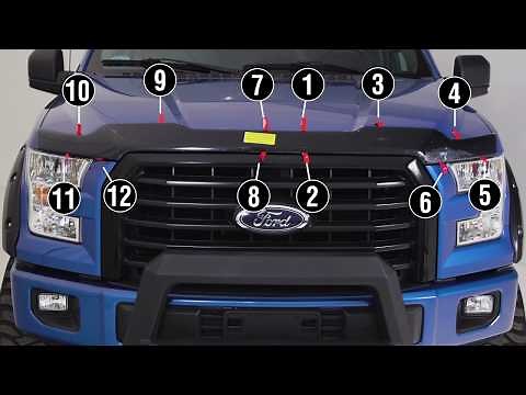 AVS Aeroskin® Hood Protector Installation