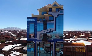 The Aymara people in Bolivia have their own culture, language and identity — and now, their own architecture. Freddy Mamani Silvestre combines indigenous tradition and futuristic design to create a new architecture to honor his people and change the very geography of their home. | Great Big Story
