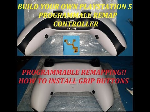 PS5 Dualsense PROGRAMMABLE REMAP PCB + GRIP BUTTONS DIY GAMER TUTORIAL BUILD UR OWN Controller