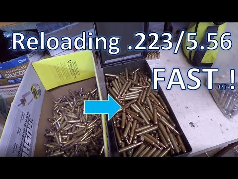 Reloading .223 FAST METHOD