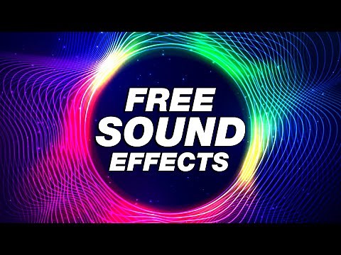 FREE Sound Effects For VIDEO EDITING!