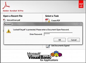 Open A Password-Protected PDF File With VBA - My Engineering World
