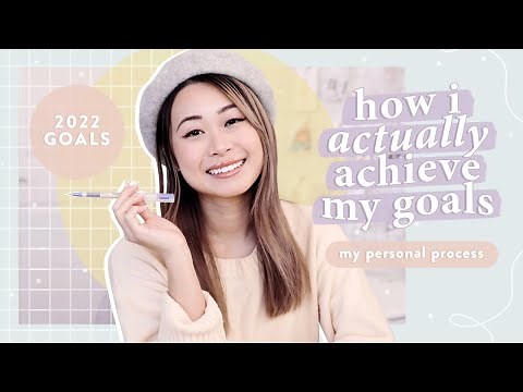 2022 Goals: how I plan, track & achieve goals ✨