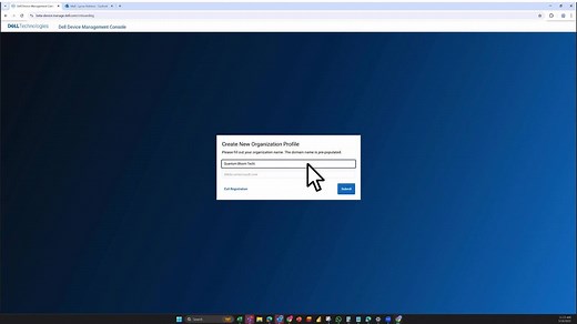 How-To Access the Dell Device Management Console