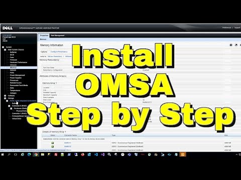 How to install Dell OpenManage Server Administrator (OMSA) Step By Step