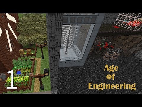 Age of Engineering - Modded Minecraft - E01