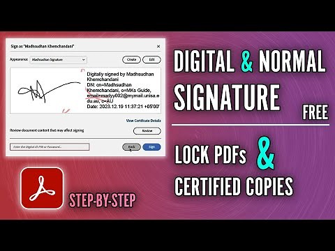 How to Sign PDF and Create Digital Signature in Adobe Reader Free