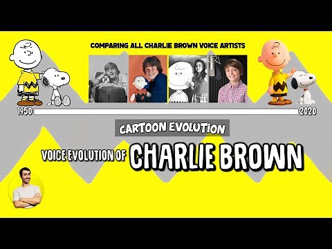 Voice Evolution of CHARLIE BROWN (PEANUTS) - 55 Years Compared & Explained | CARTOON EVOLUTION