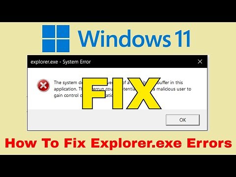 How to Fix All Explorer.exe Errors in Windows 11 [Solution]