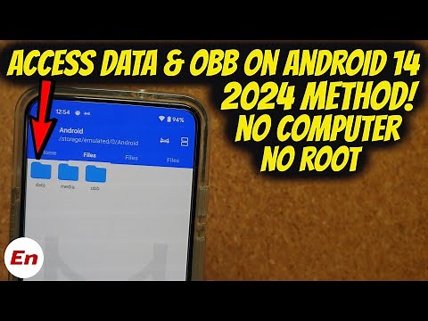 Android 14 How to Access Android Data & OBB Folders | Without Root | NO Computer | 2024 Guide