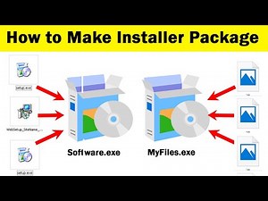 How to make an Installer package for any software or files