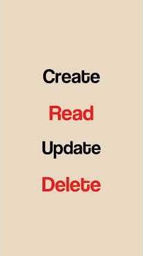 What is CRUD in Backend? | MongoDB CRUD Operations Explained 🚀