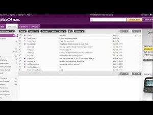Yahoo! Mail: Navigating the inbox with a screen reader