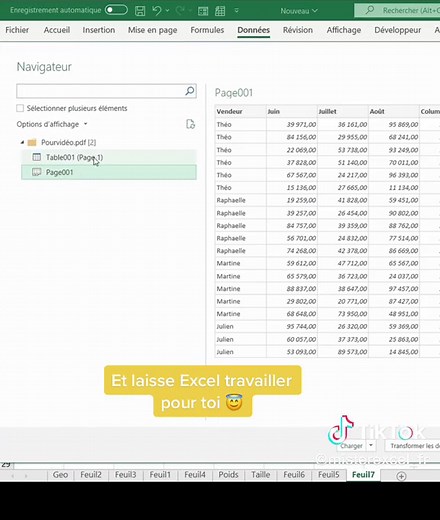 Importer un tableau PDF dans Excel : Guide pratique