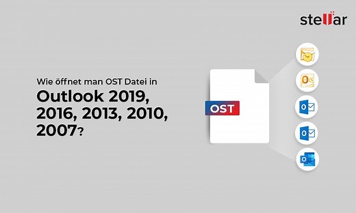 Comment ouvrir un fichier OST dans Outlook 2019, 2016, 2013, 2010, 2007?