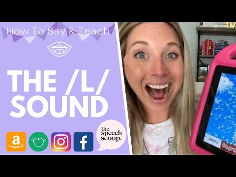 HOW TO TEACH THE "L" SOUND AT HOME: Speedy Speech Therapy - Speech Therapy Activities for Toddlers!