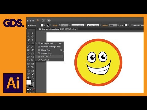 Interface Introduction to Adobe Illustrator Ep1/19 [Adobe Illustrator for Beginners]