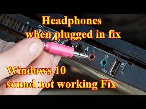 Windows 10 not detecting headphones when plugged in fix