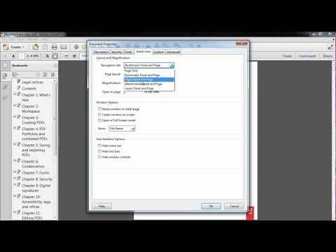 How to Make PDF Files Open in a Specific View in Acrobat