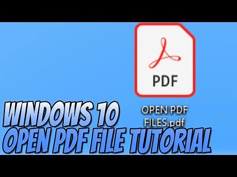 How To Open PDF Files In Windows 10 Tutorial | Install Adobe Acrobat Reader DC