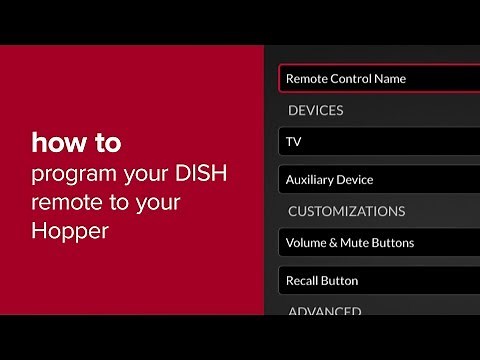 How to Program Your DISH Remote to Your Hopper