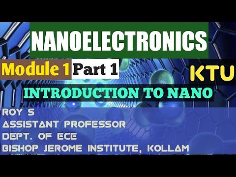 Module 1|Part 1|NANOELECTRONICS|Introduction to Nano Particles|S8 ECE|KTU