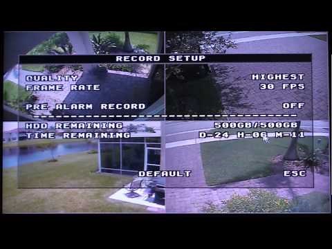 H.264 Surveillance DVR Setup
