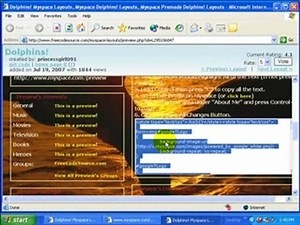 Learn how to change your Myspace Background!