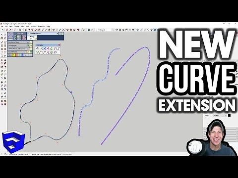 NEW Curve Extension for SketchUp?!?!? Learn to Use FredoSpline!