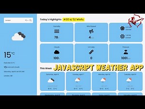 JavaScript Weather App Project | Real-World API App from Scratch