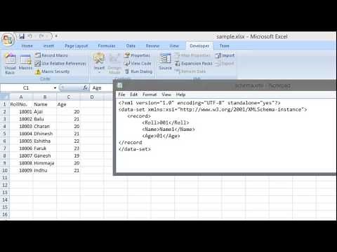 Converting XLS to XML - Tutorial (Excel spreadsheet to XML)