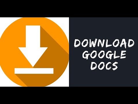 How to Download Google Docs
