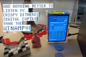 Raspinamp Portable Winamp Player is Powered by Raspberry Pi