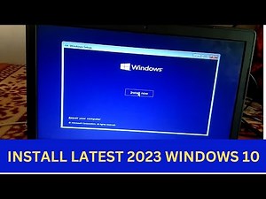 How to Install Windows 10 From USB Pendrive Flash Drive! (Complete Tutorial) 2023