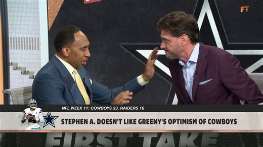 Mike Greenberg pulled up on Stephen A. Smith after he called out the Dallas Cowboys 😂 | ESPN First Take