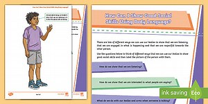 How Can I Show Good Social Skills Using Body Language?