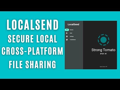 LocalSend - Open Source Cross-Platform App that Securely Transfers Files and Text on Local Network