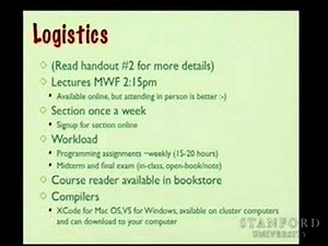 Lecture 1 | Programming Abstractions (Stanford)