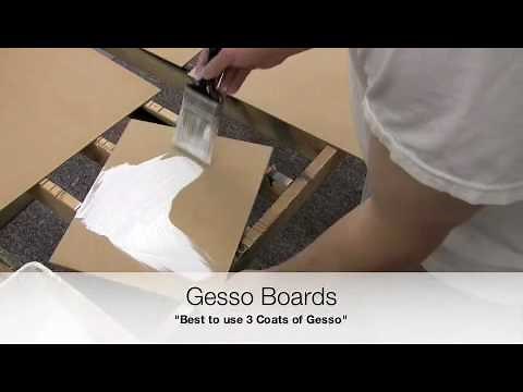 Prepare MDF Panels for Painting with Oils or Acrylics