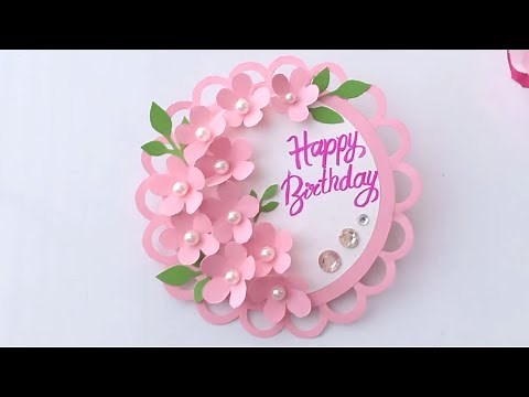 How to make Birthday Card / Handmade easy card Tutorial
