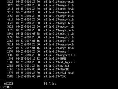 How to install programs on DOS